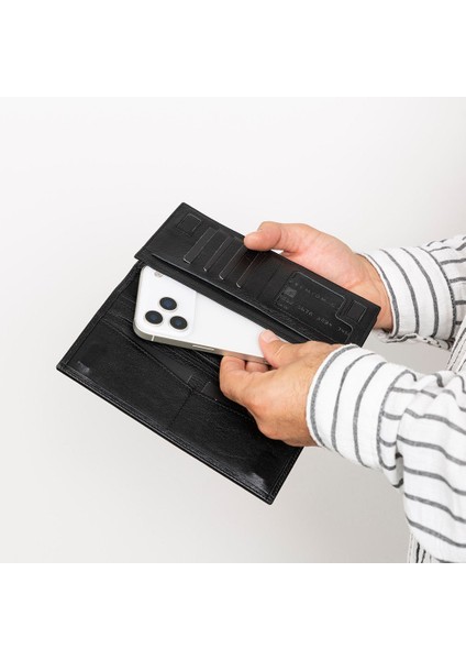 Bloomtenuta Obsidian Black – Hakiki Deri Cüzdan & Telefon Çantası fiyatları