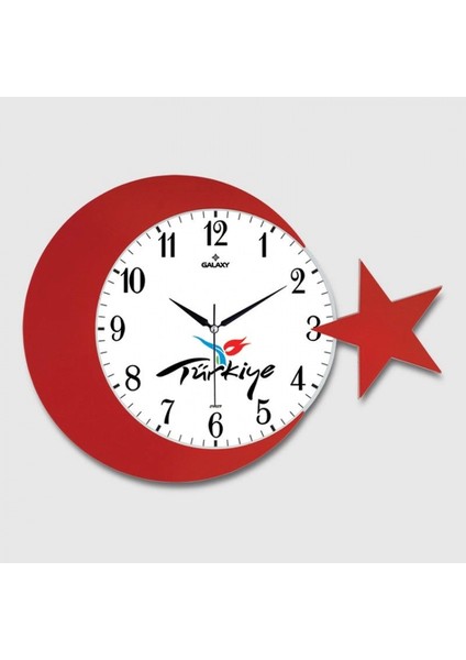 Ay Yildiz Duvar Saati 134-4