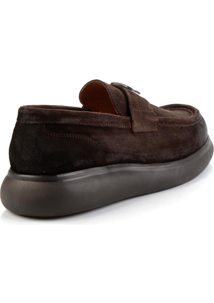 Kahve Hakiki Deri Erkek Loafer Ayakkabı E01901600402 modelleri