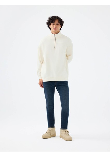 Ekru Erkek Sweatshirt LF2040575 fiyatları