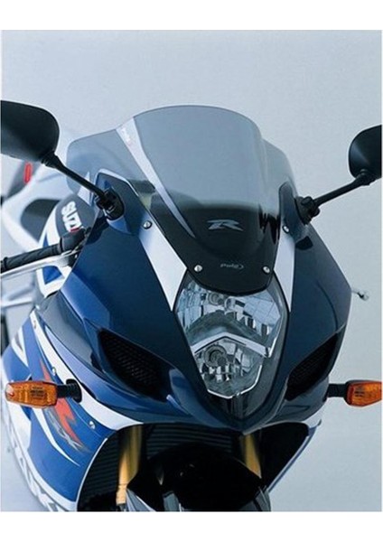 1340F Koyu Füme Racing Ön Cam - Suzuki GSX-R1000 (2003-2004) Uyumlu
