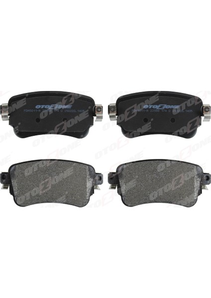 Depomix Arka Fren Balatasi Zafira Life 19 Vivaro C 19 Jumpy Iii 16 Expert 16 Toyota Proace 16 290 mm