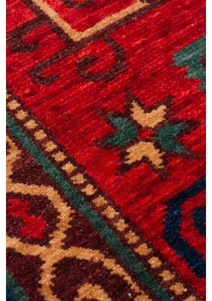 Cadis Kdm 04 red Vintage El Emeği Yüksek Kara Tezgah Halısı modelleri