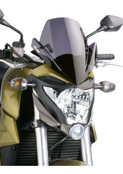 4673F Koyu Füme New Generation Ön Cam - Honda CB1000R (2008-2010) Uyumlu