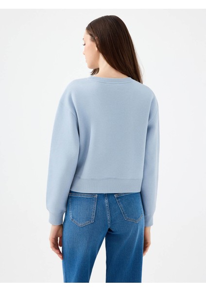 Açık Mavi Kadın Sweatshirt LF2041105 modelleri