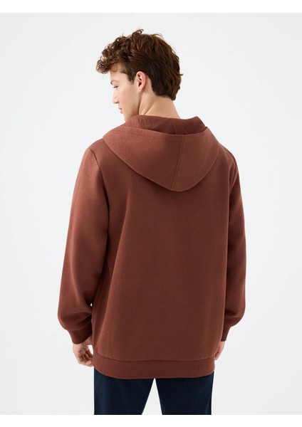 Regular Fit Kahverengi Erkek Sweatshirt LF2034270 modelleri