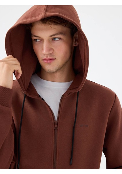 Regular Fit Kahverengi Erkek Sweatshirt LF2034270 fırsatları