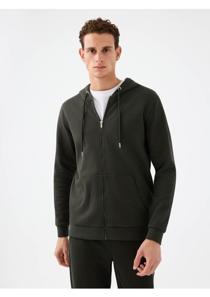 Haki Erkek Sweatshirt LF2040893