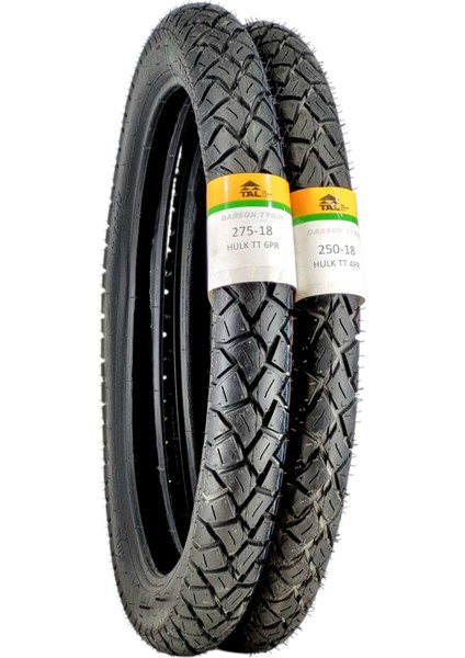 275-18 ve 250-18 Cg Lastiği Tt (Tubetype - Iç Lastikli Tip) Hulk