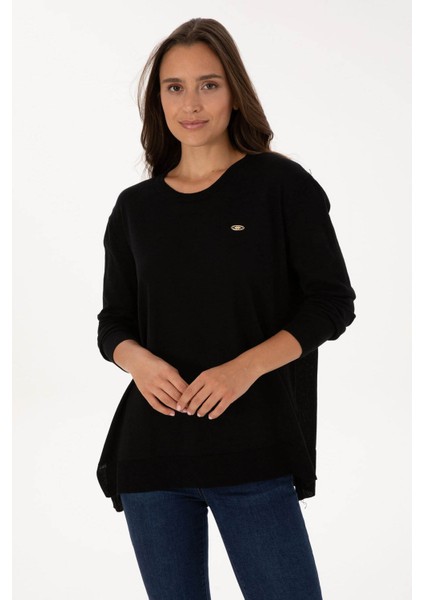 ORINA-BSK25 Siyah Kadın Kazak 2226261