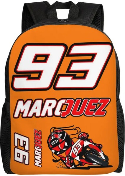 Özel Motosiklet Yarışı Marquezes Seyahat Sırt Çantası Erkek Kadınlar Okul Dizüstü Bilgisayar Kitap Çantası Koleji Öğrenci Günlük Çantalar Renk: 2/boyut: Sırt Çantası (Yurt Dışından)