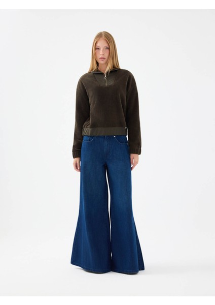 Haki Kadın Sweatshirt LF2040640 fiyatları