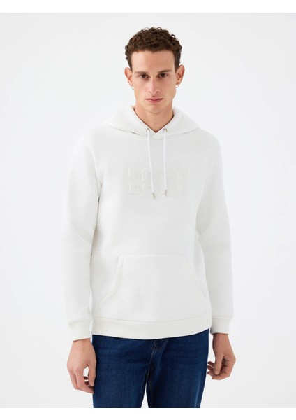 Beyaz Erkek Sweatshirt LF2041392