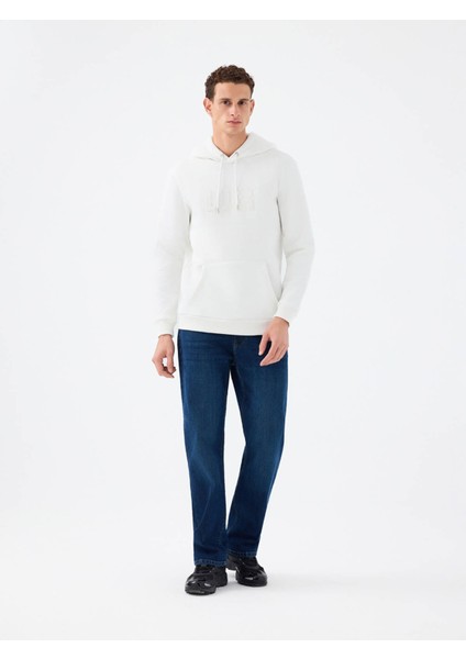 Beyaz Erkek Sweatshirt LF2041392 fiyatları