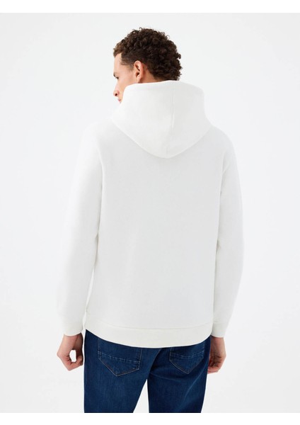 Beyaz Erkek Sweatshirt LF2041392 modelleri