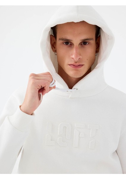 Beyaz Erkek Sweatshirt LF2041392 fırsatları