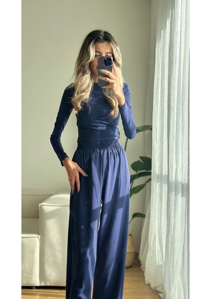 Kadın Alt Üst Lacivert Takım