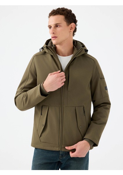 Regular Fit Açık Haki Erkek Mont LF2030155