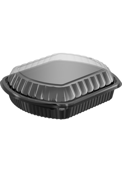 Tek Bölmeli Mikrodalga Kap + Kapak 50'li