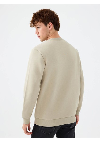 Regular Fit Taş Erkek Sweatshirt LF2034268 modelleri