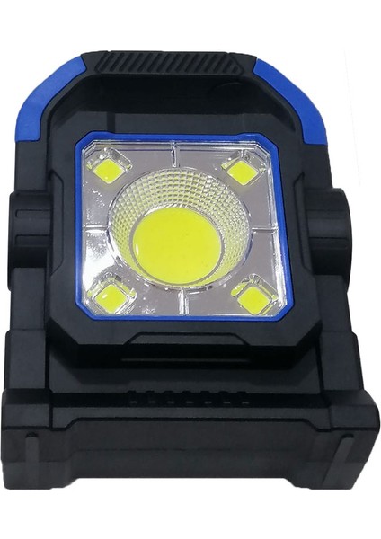 HC-7078-C Üç Çalışma Modlu Şarjlı Cob Ledli Taşınabilir Solar Panelli Lamba