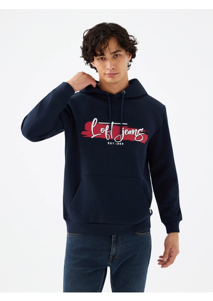 Koyu Lacivert Erkek Sweatshirt LF2041912