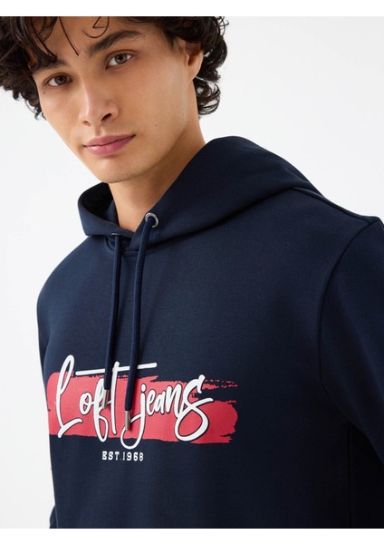 Koyu Lacivert Erkek Sweatshirt LF2041912 fırsatları