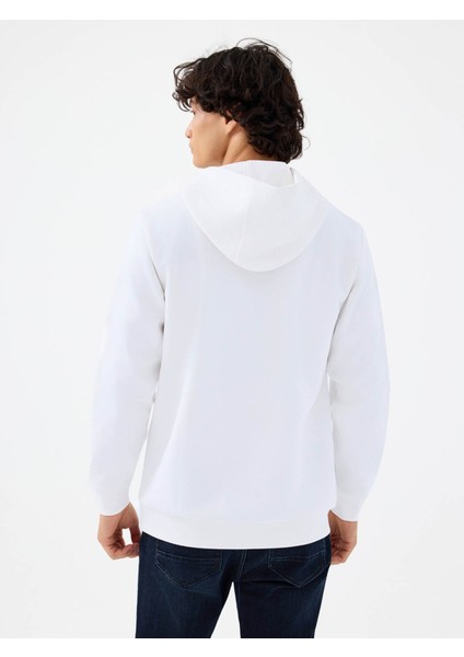 Regular Fit Beyaz Erkek Sweatshirt LF2034269 modelleri
