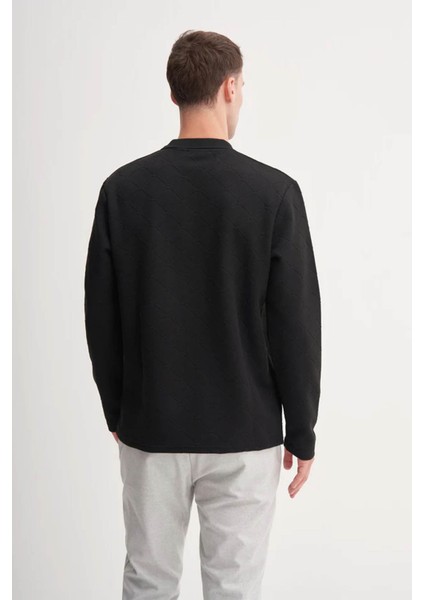 Siyah Erkek Sweatshirt 53420 modelleri