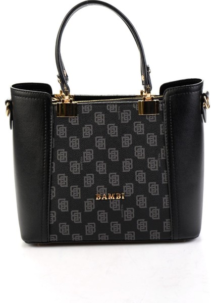 Siyah Siyah Kadın El Çantası C06650266752