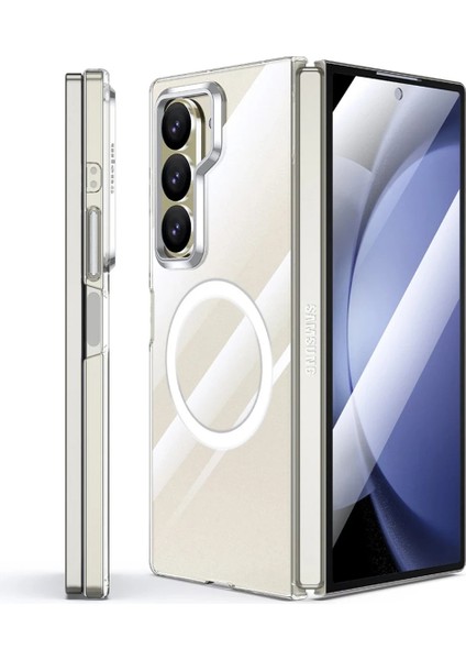 Depomix Joko Samsung Galaxy Z Fold 6 Crystal Magsafe Kapak - Şeffaf