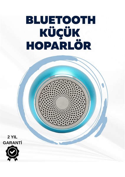 Alüminyum Gövdeli Mini Bluetooth Hoparlör – Dayanıklı ve Şık Tasarım