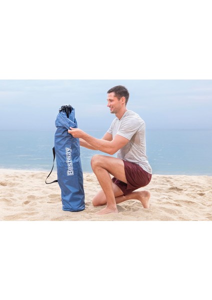 Swiftclick Kurulumlu Bestway Dome 4 Plaj Çadırı, 42 Inç ve 50 Inç x 7 Ft 10 Inç x 49 Inç Vey indirimleri