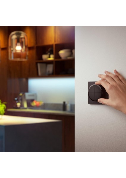 Tap Dial Switch Döner Anahtar, Siyah, Hue Uygulaması ile Kişiselleştirilebilir, Aksesuar fiyatları