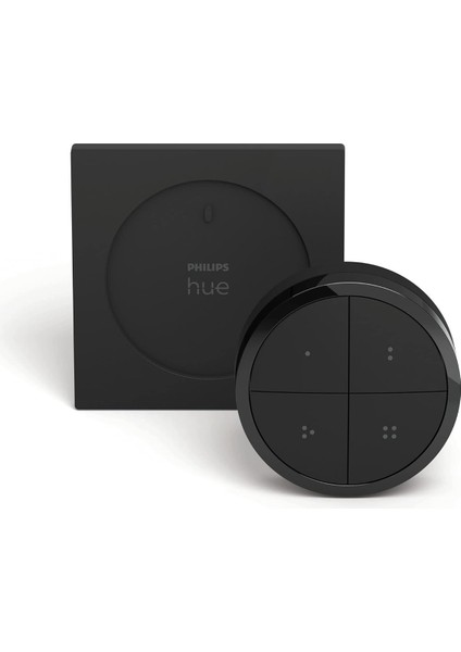 Tap Dial Switch Döner Anahtar, Siyah, Hue Uygulaması ile Kişiselleştirilebilir, Aksesuar indirimleri
