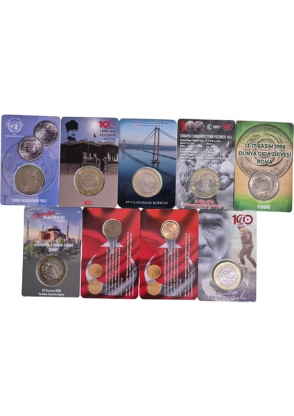 Çil Para Lotu Özel Kitinde 9 Adet