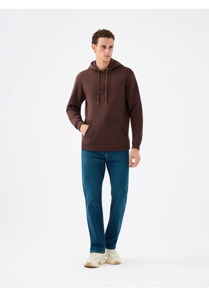 Kahverengi Erkek Sweatshirt LF2041392 fiyatları