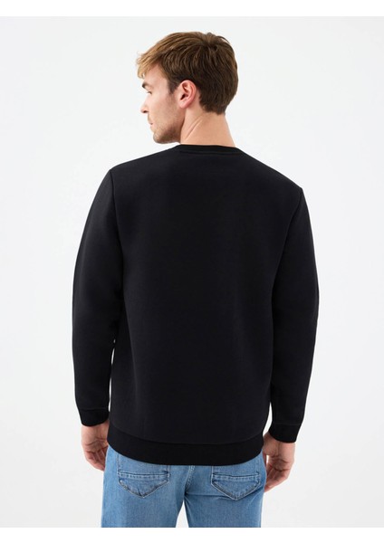 Siyah Erkek Sweatshirt LF2041111 modelleri