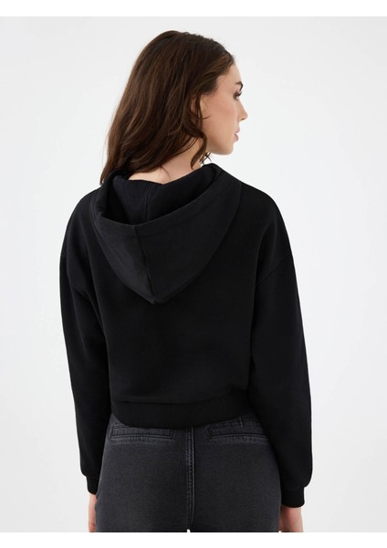 Siyah Kadın Sweatshirt LF2041030 modelleri