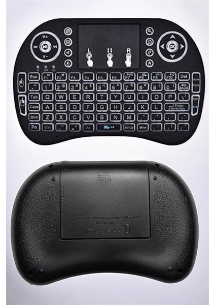 Wizard Işıklı Kablosuz Mini Q Klavye Tüm Cihazlara Uyumlu indirimleri