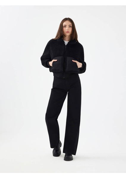 Siyah Kadın Mont LF2040625 fiyatları