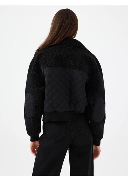 Siyah Kadın Mont LF2040625 modelleri