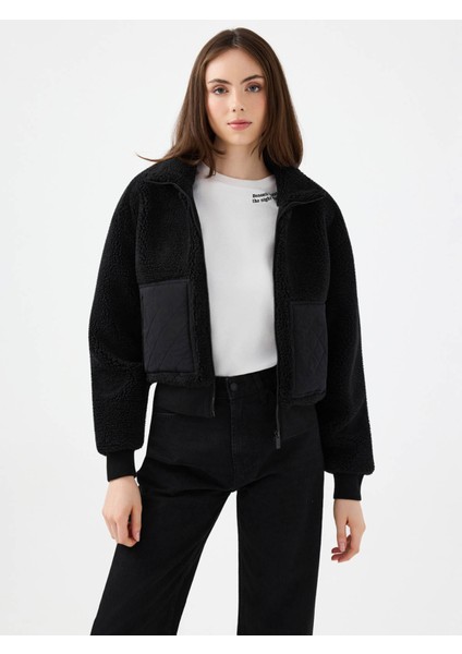 Siyah Kadın Mont LF2040625 indirimleri