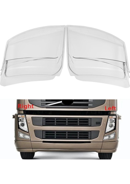 1 Çift Kafa Işık Kılıfı Ahbaja Kabuk Maskesi Volvo Kamyonu Için Far Lens FH12/16 Fm9 21035637 21035638 (Yurt Dışından) fırsatları