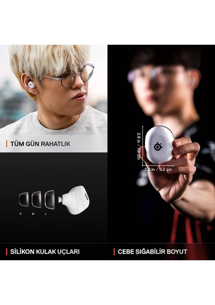 Arctis Gamebuds Gaming Earbuds Beyaz indirimleri