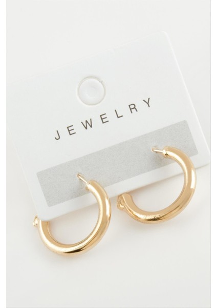 Wizard Boru Halka Küpe 1,5 Cm-Sarı