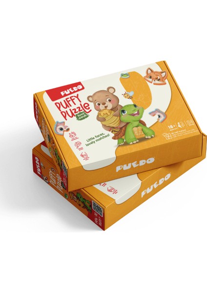 Puffy Puzzle Forest Animals