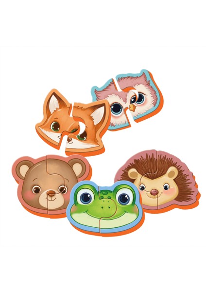 Puffy Puzzle Forest Animals modelleri