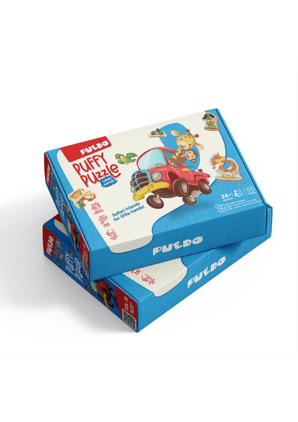 Puffy Puzzle Safari Animals