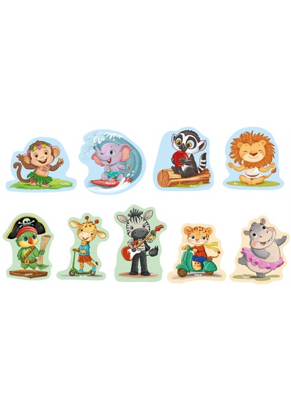 Puffy Puzzle Safari Animals modelleri
